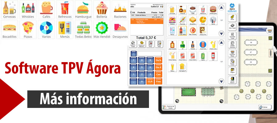 Software Agora de Gestión y para TPV Táctil en Barcelona